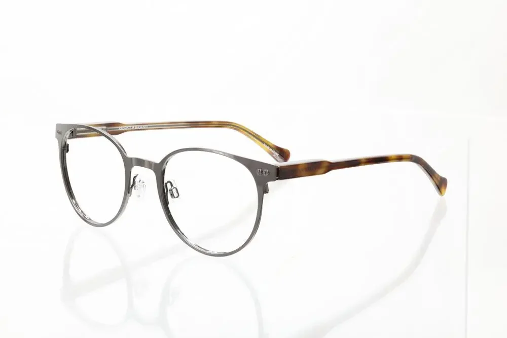 Lucky Brand D314 Gunmetal 48-20-145mm Eyeglasses FRAMES ONLY - GOOD CONDITION
